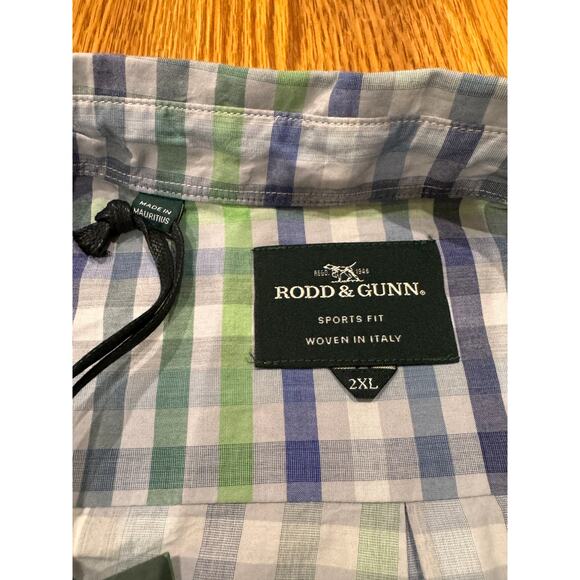 RODD & GUNN Men's Caldwell Peak Check Button-Up Shirt Size XXL - Picture 10 of 12